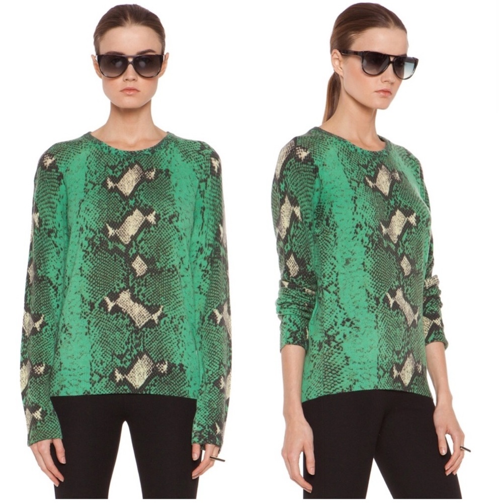 Equipment Sloane Cashmere Diamondback Pullover M